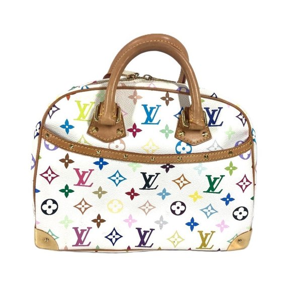 LOUIS VUITTON White Monogram Boston Bag - Picture 1 of 14